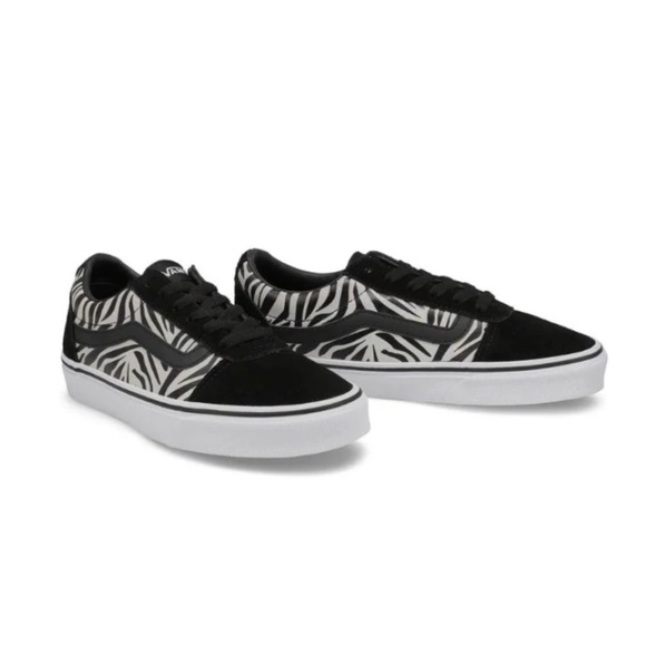 Women’s Ward Metallic Zebra Vans Size 8 BNIB - Picture 2 of 13